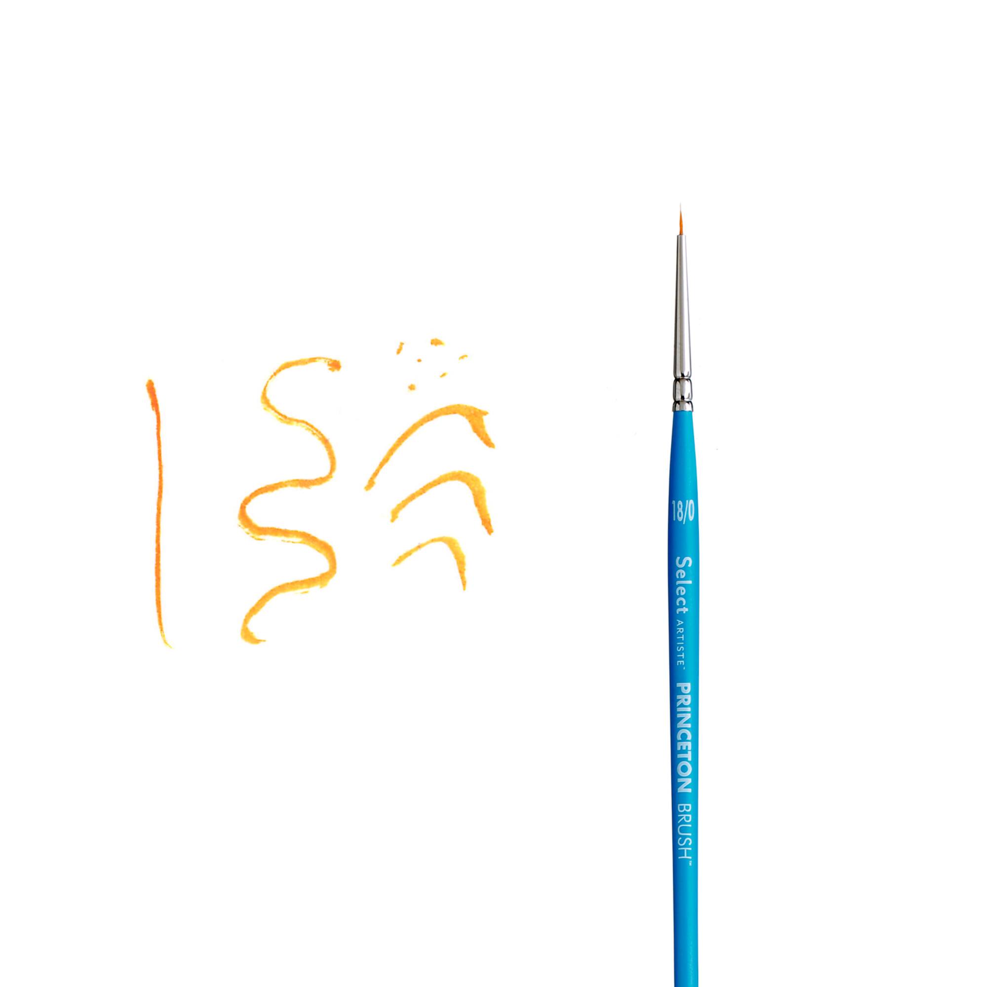 Princeton™ Select™ Artiste Series 3750 Short Handle Short Liner Brush